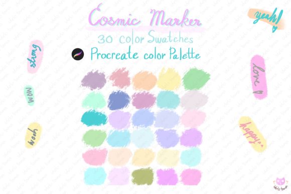 Download Bright Procreate Color Palette - Premium Resources