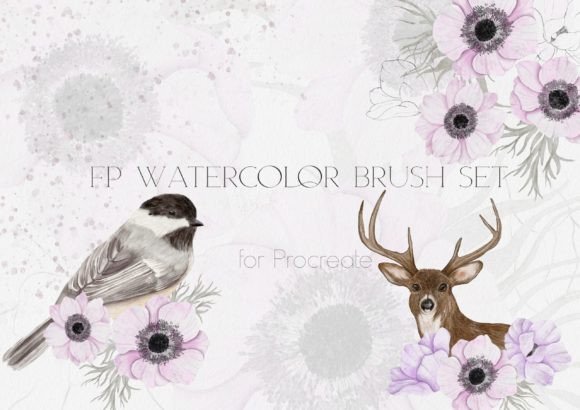 Download Procreate Realistic Watercolor Brush Set - Brush set Collection
