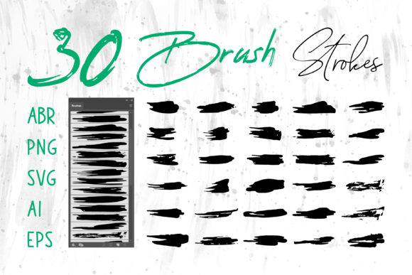 Download Watercolor Brush Set, Grunge Brush - Brush set Collection